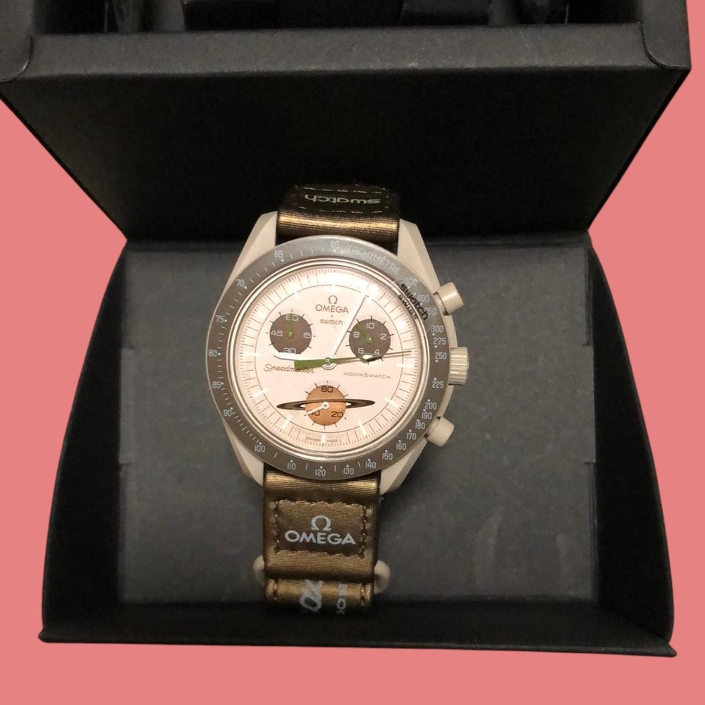 Swatch X Omega Moonswatch Mission To Saturn Watch